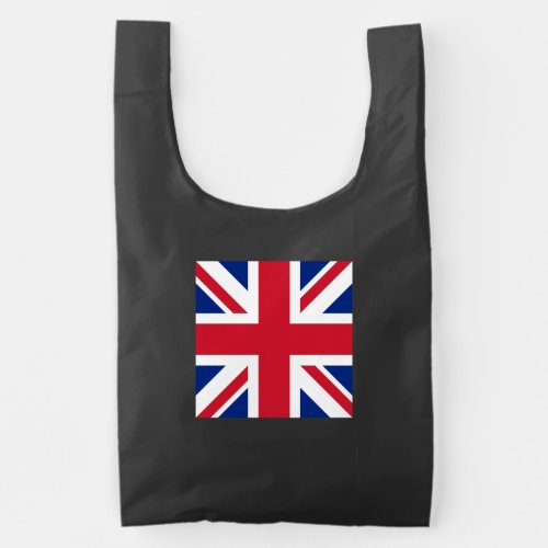 Union Jack National Flag of United Kingdom England Reusable Bag