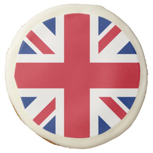 Union Jack National Flag of United Kingdom England Sugar Cookie