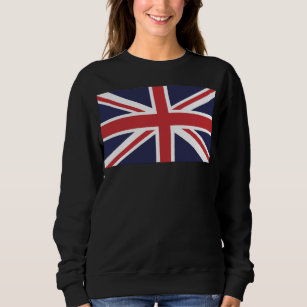British Flag Britain Union Jack T-shirt United Kingdom England Crew Sweatshirt 