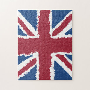 Union Jack Painted Artwork by Heva Weva Jigsaw Puzzle