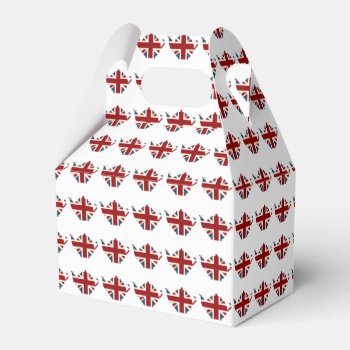 Union Jack Patriotic English Tea Kettle Favor Boxes by AnyTownArt at Zazzle