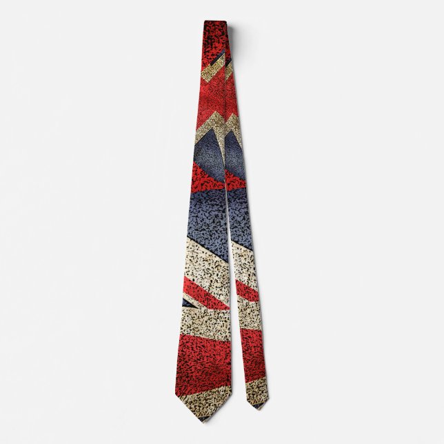 Union Jack pattern Neck Tie (Front)