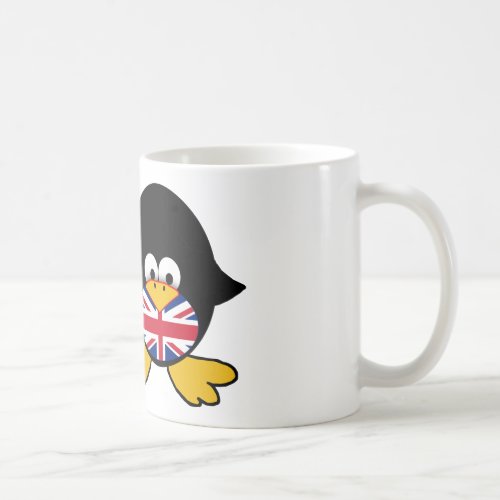 Union Jack Penguin Coffee Mug