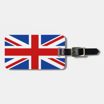 Union Jack Personalized Luggage Tag by StillImages at Zazzle