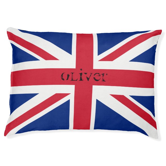 Union Jack Pet Bed (Front)