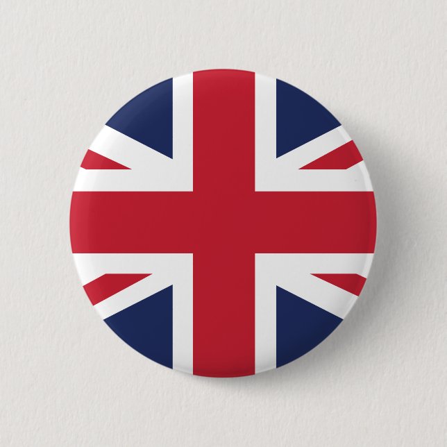 Union Jack Pinback Button (Front)