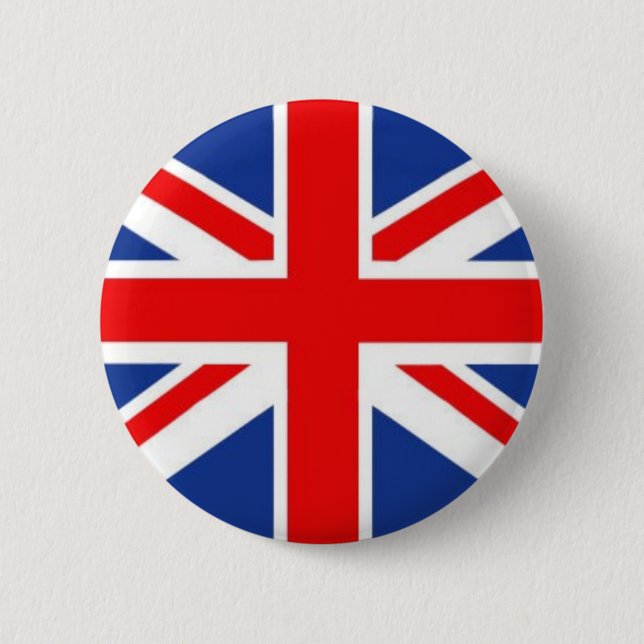 Union Jack Pinback Button (Front)