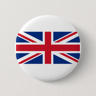 Union Jack Pinback Button