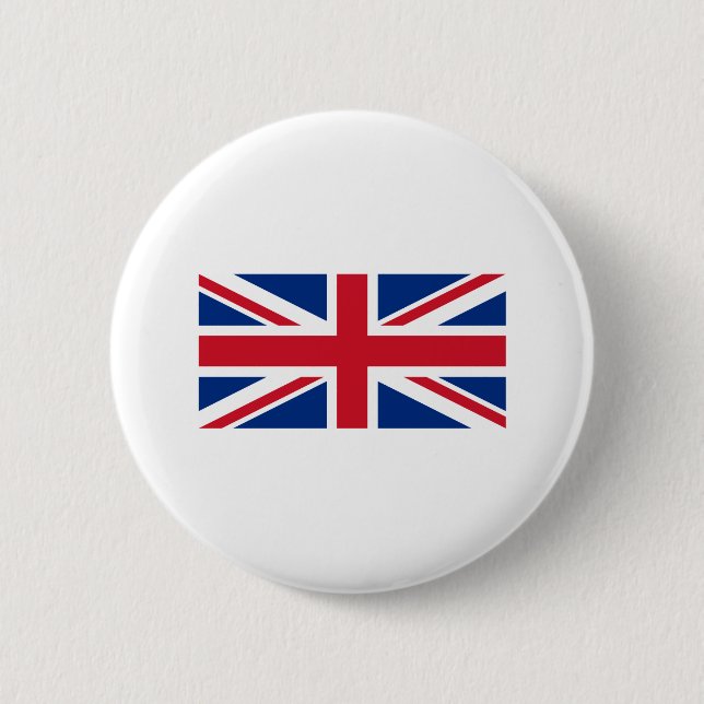 Union Jack Pinback Button (Front)