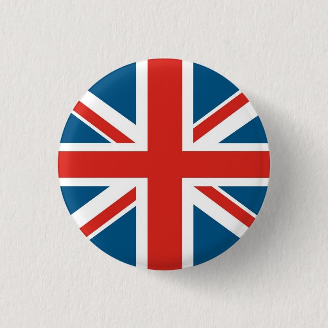 union jack pinback button (Front)