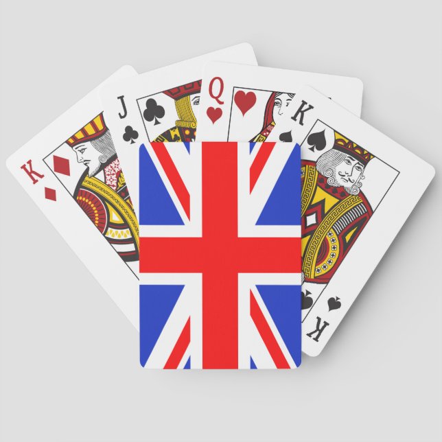 "UNION JACK" POKER CARDS (Back)