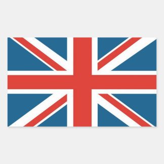 Union Jack Rectangular Sticker