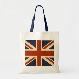 Union Jack Retro Tote Bag