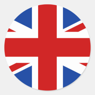 Union Jack Round Sticker