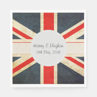 Union Jack Royal Wedding Cocktail Napkins