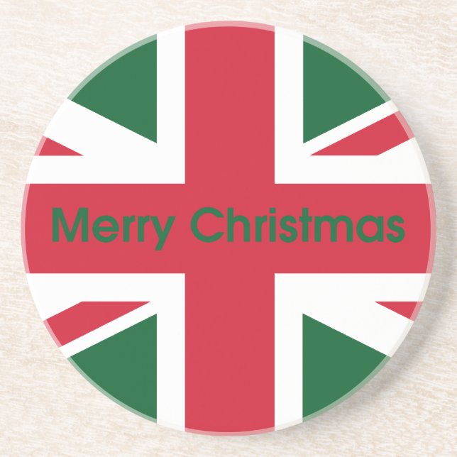 Union Jack Sandstone Coaster (Front)