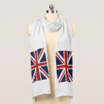 Union Jack Scarf<br><div class="desc">A patriotic red, white and blue Union Jack British FLAG design . Flag of Great Britain United Kingdom</div>