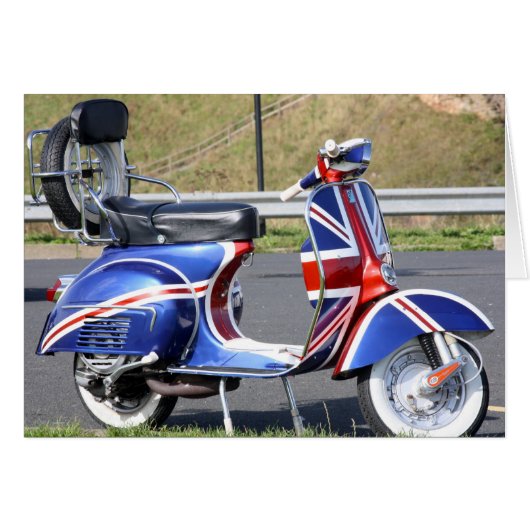 Union Jack Scooter Card (Front Horizontal)