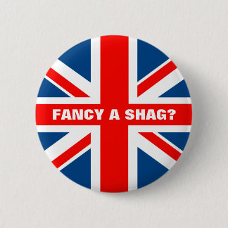 Union Jack shag Button