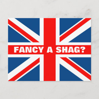 Union Jack shag Postcard