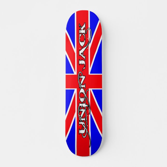 Union Jack  Skateboard Deck (Front)