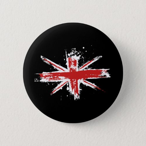 Union Jack Splatter Button