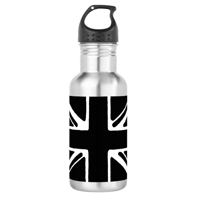Union Jack Stainless Steel Water Bottle (Front)