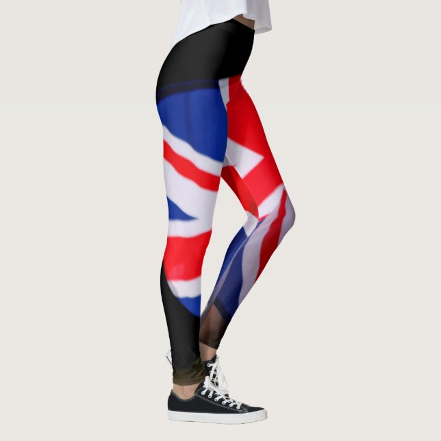 Union Jack style designed leggings (Right)