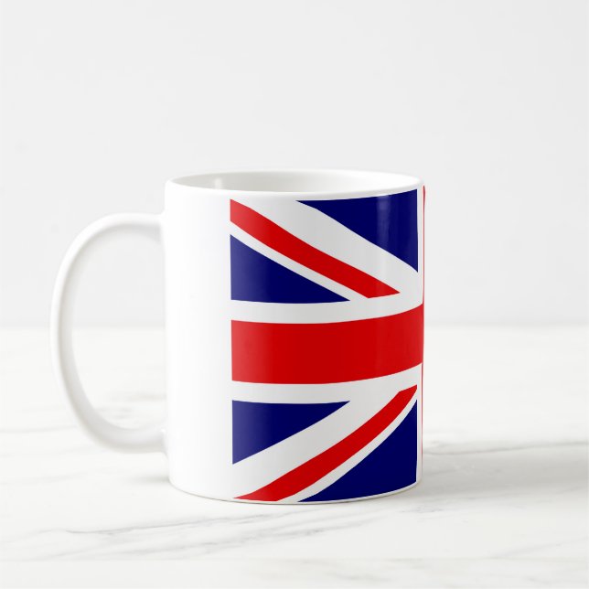 UNION JACK - THE BRITISH FLAG      COFFEE MUG (Left)