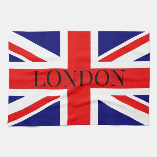 Union Jack the British Flag London   Kitchen Towel