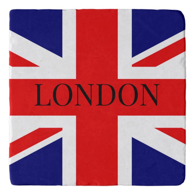 Union Jack the British Flag London   Trivet (Front)