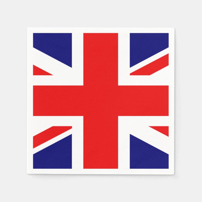 UNION JACK - THE BRITISH FLAG      NAPKINS (Front)