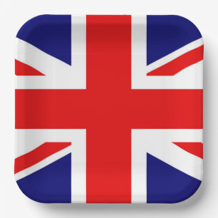 UNION JACK - THE BRITISH FLAG PAPER PLATES
