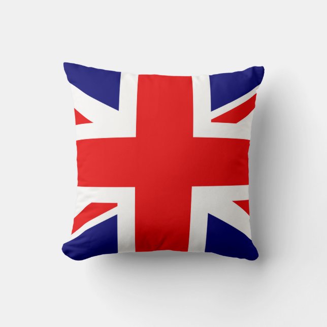 UNION JACK - THE BRITISH FLAG      THROW PILLOW (Front)
