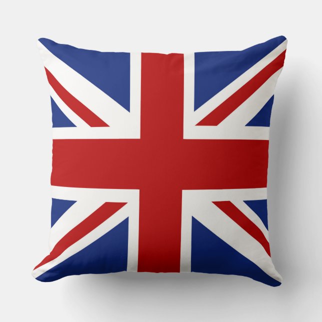 Union Jack Throw Pillow (Front)