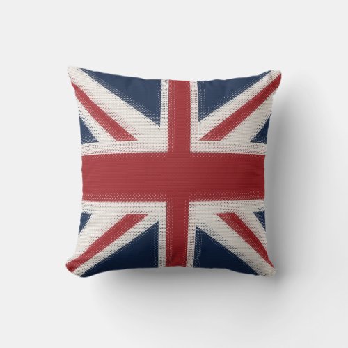 Union Jack Throw Pillow