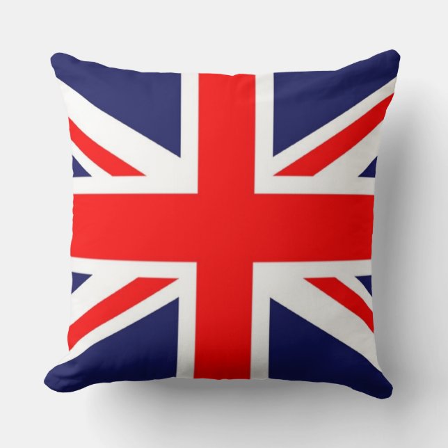 Union Jack Throw Pillow (Front)