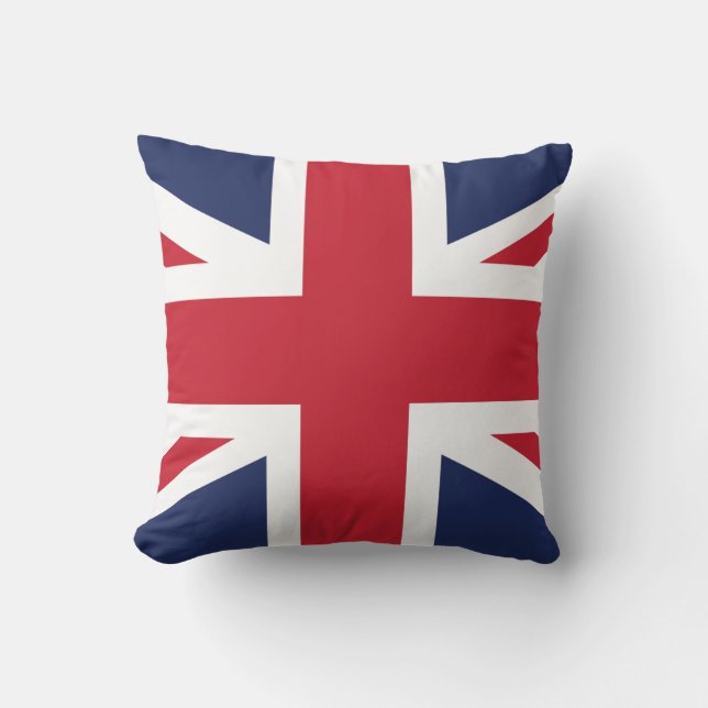Union Jack Throw Pillow (Front)