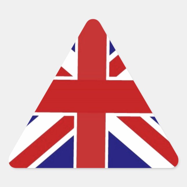 Union Jack Triangle Sticker (Front)