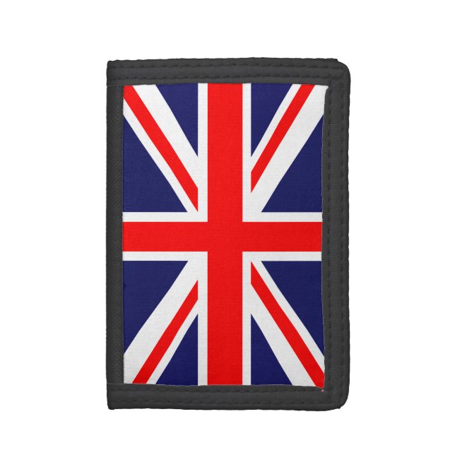 Union Jack Trifold Wallet (Front Vertical)