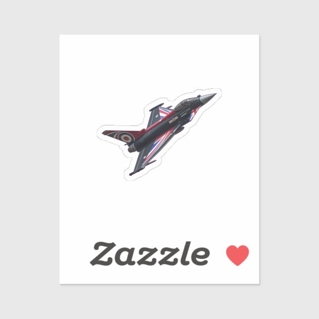 Union Jack Typhoon Sticker (Sheet)