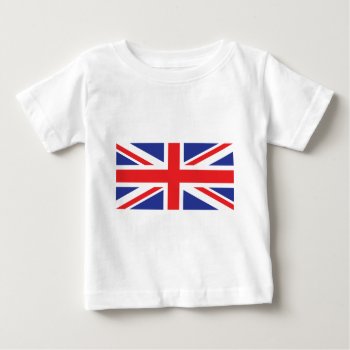 Union Jack Uk Flag Baby T-shirt by Incatneato at Zazzle
