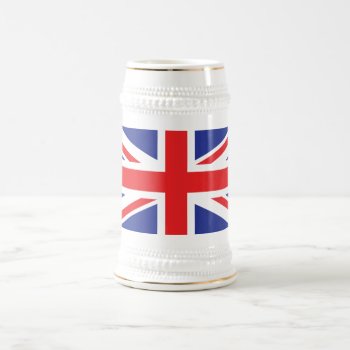 Union Jack Uk Flag Beer Stein by Incatneato at Zazzle