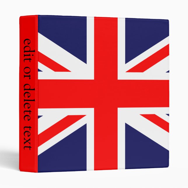 Union Jack - UK Flag Binder (Front/Spine)
