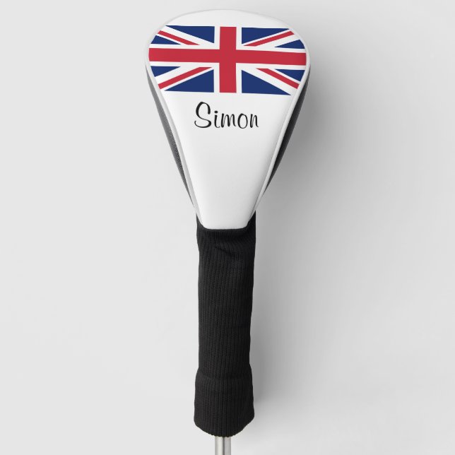 Union Jack UK Flag British Golf Head Cover (Front)