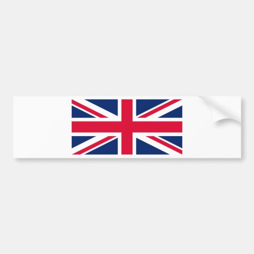 Union Jack  _ UK Flag Bumper Sticker