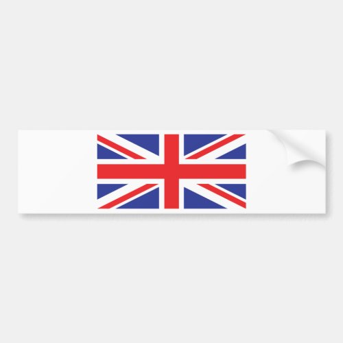 Union Jack UK Flag Bumper Sticker