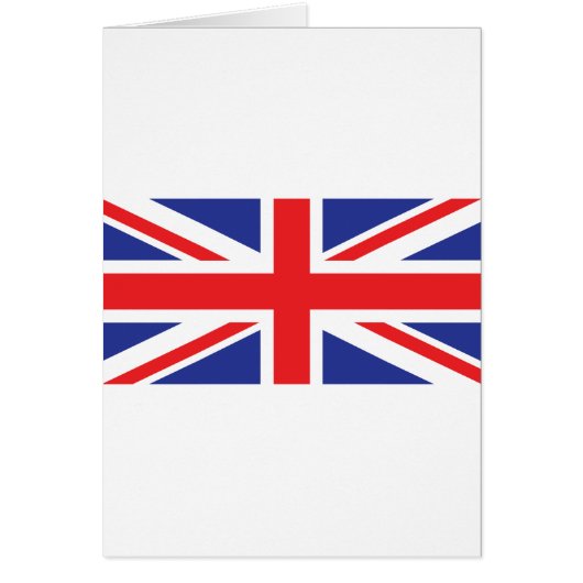 Union Jack UK Flag Cards (Front)