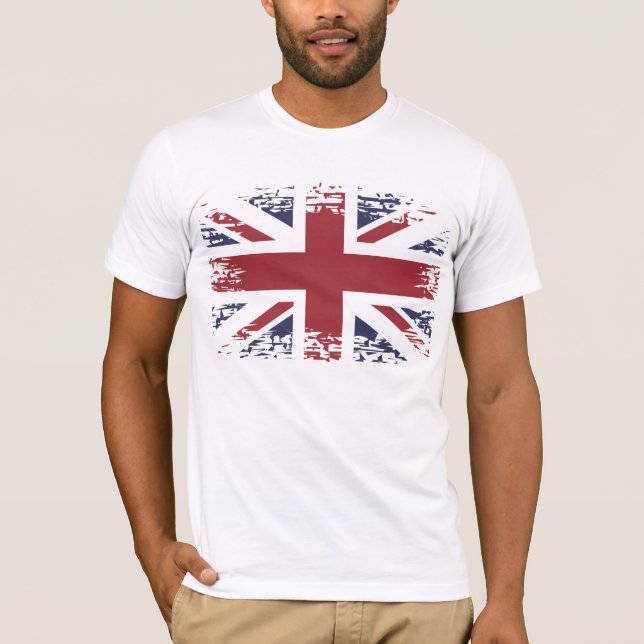 Union Jack (UK flag), grunge style. T-Shirt (Front)