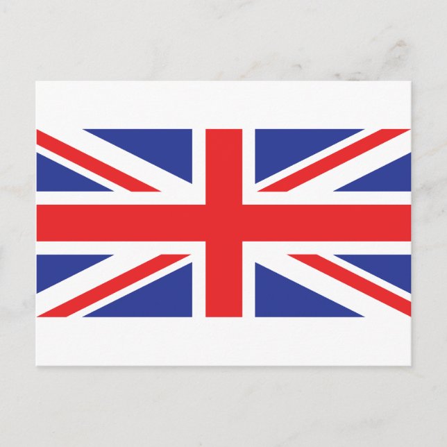 Union Jack UK Flag Postcard (Front)